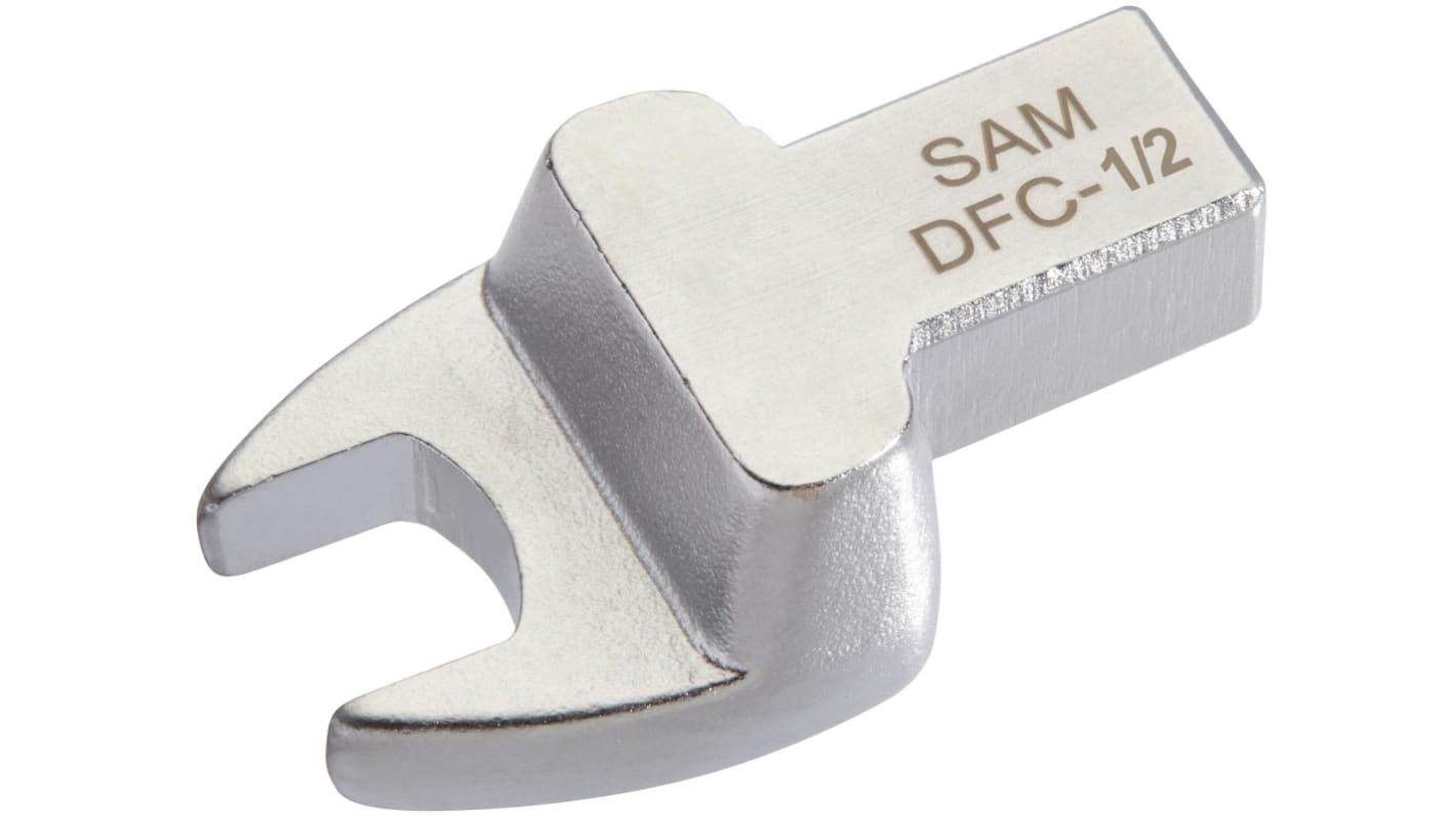 SAM DFC Series Open Ended Insert Torque End-Fitting, 3/4 in, 14 x 18mm Insert, Satin Finish