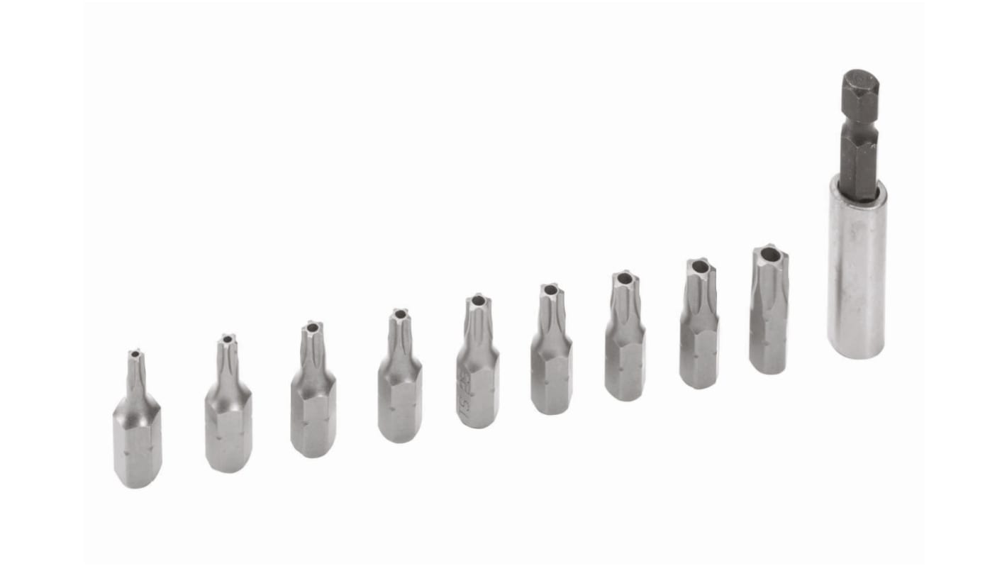 SAM Square Screwdriver Bit, 1/4 in Tip, 1/4 in Drive, Square Drive, 25 mm Overall