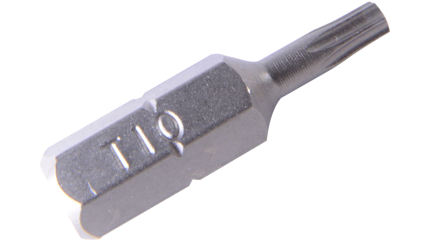 SAM Torx Screwdriver Bit, 1/4 in Tip, 1/4 in Drive, Torx Drive, 25 mm Overall
