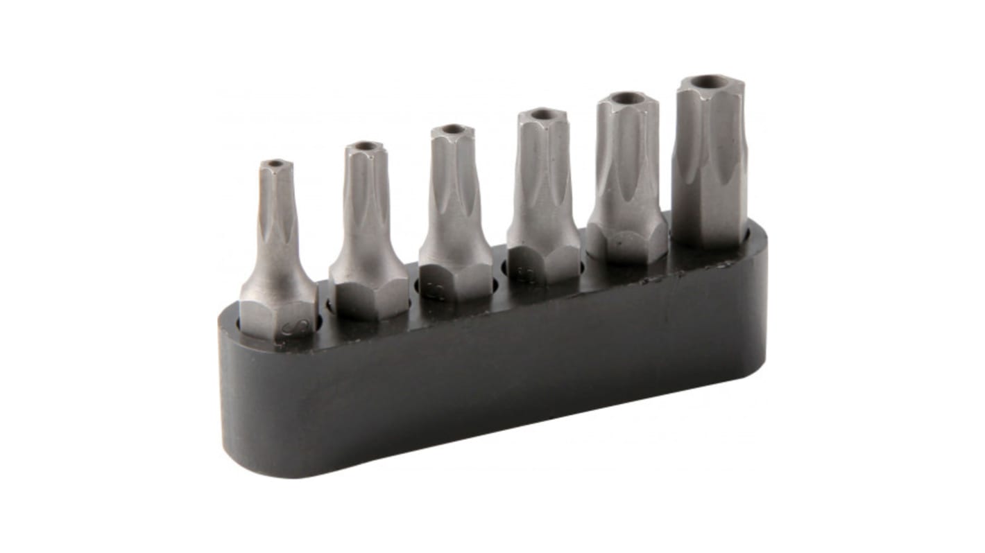 SAM Torx Screwdriver Bit, 1/4 in Tip, 1/4 in Drive, Torx Drive