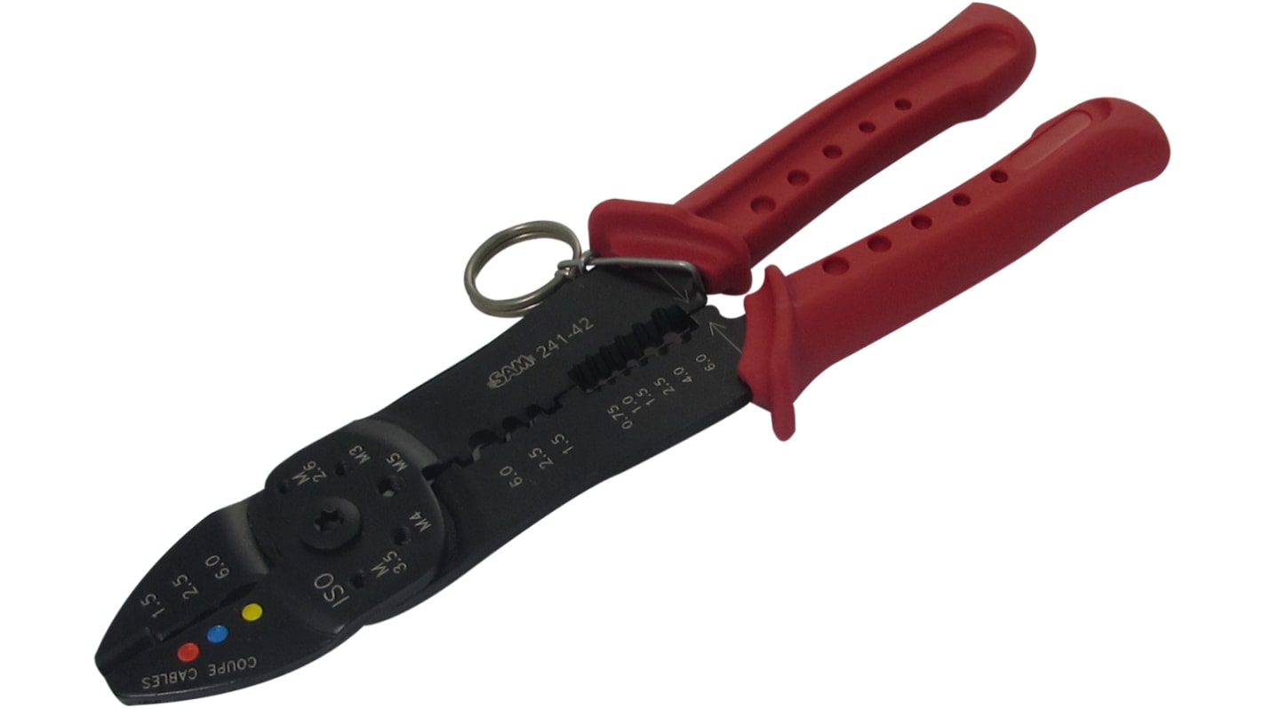 SAM 241-42-FME 241-42-FME Hand Crimp Tool for Stripping Cables
