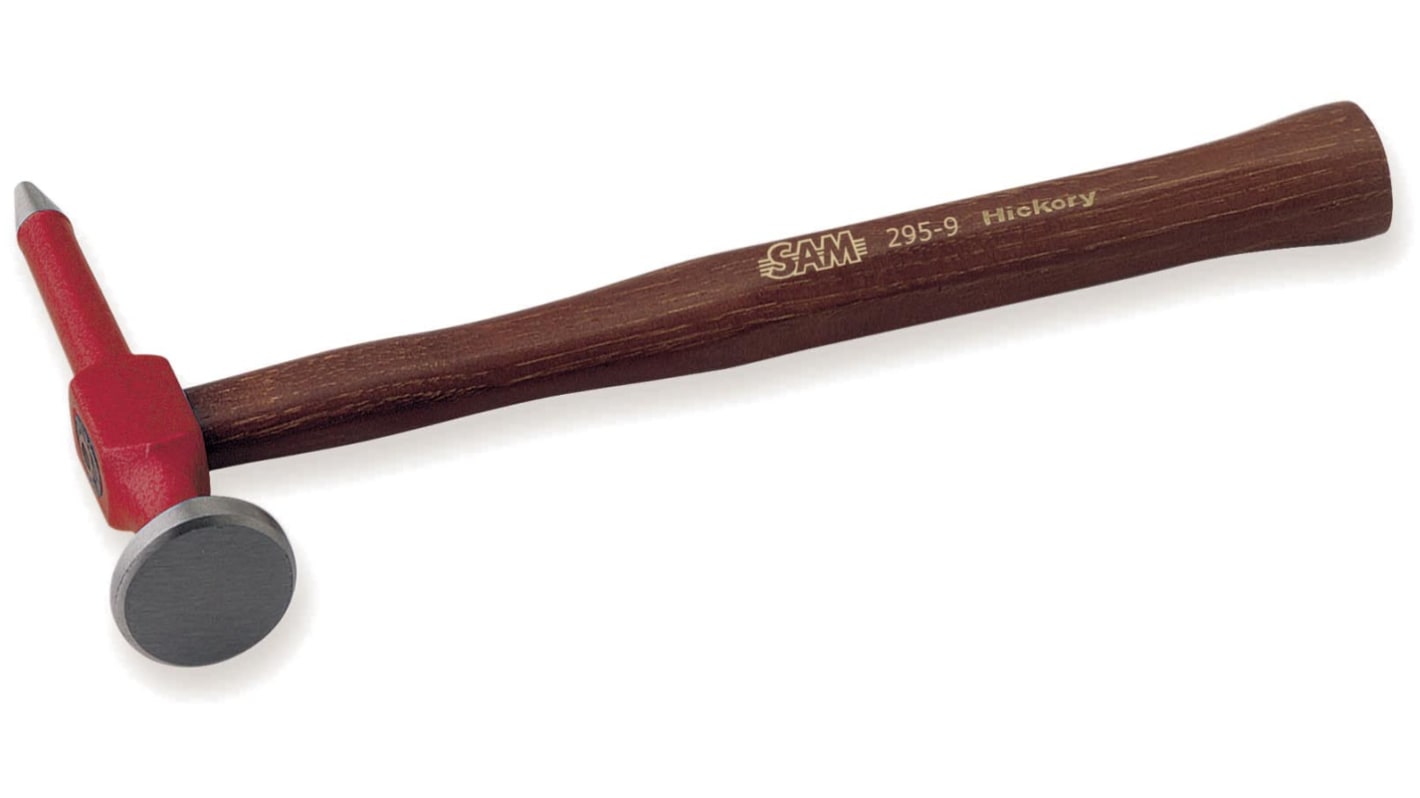 SAM Steel Bumping Hammer with Hickory Wood Handle, 440g