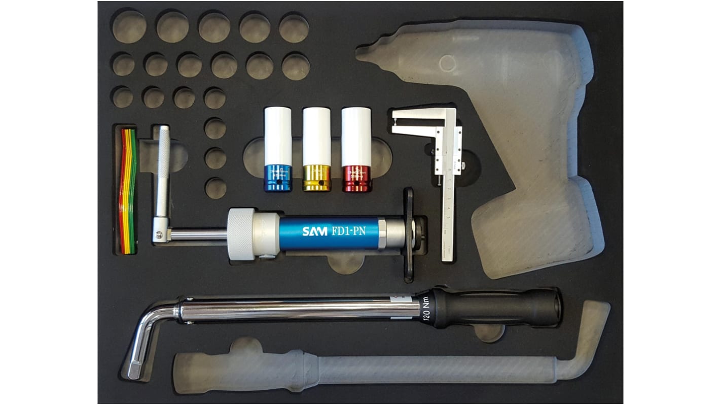 SAM 7 Piece MechanicalKkit Tool Kit with Foam Inlay