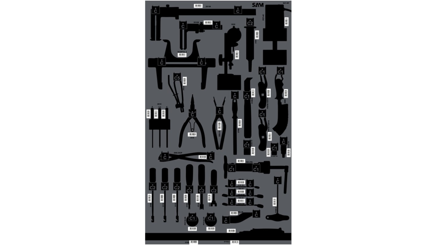 SAM Wall Mount Tool Panel
