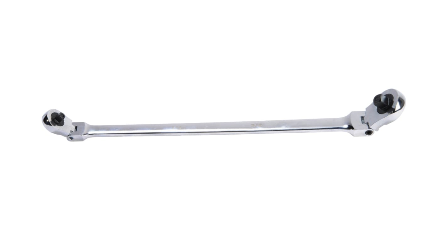 SAM 72136 Series Spanner, 1/4 in, 3/8 in, Imperial, Double Ended, 390 mm mm Overall