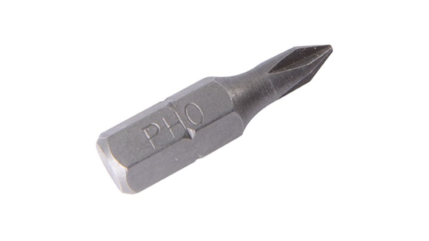 SAM Phillips Screwdriver Bit, 5/16 in Tip, 5/16 in Drive, Square Drive, 35 mm Overall