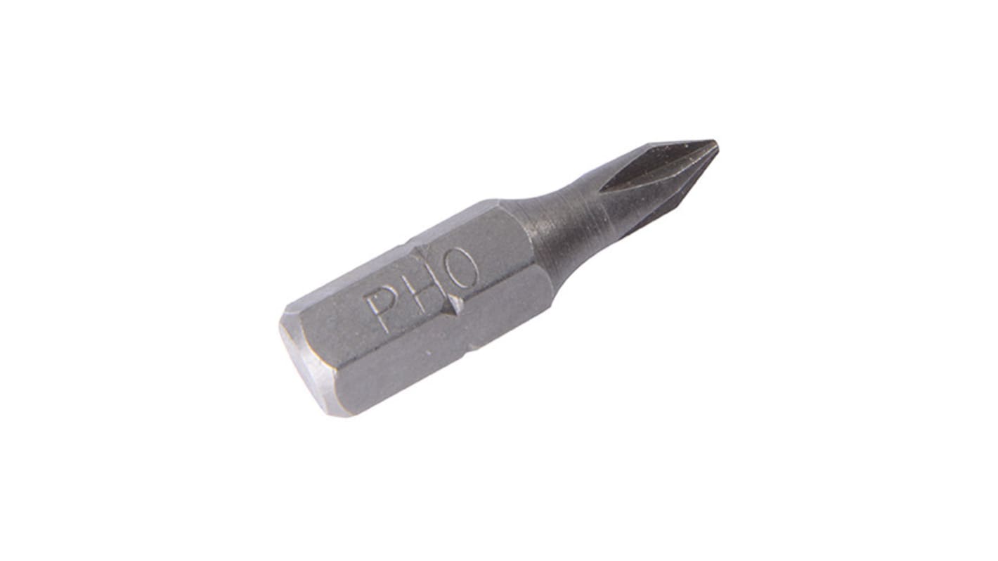 SAM Phillips Screwdriver Bit, 5/16 in Tip, 5/16 Drive, Phillips Drive, 35 mm Overall