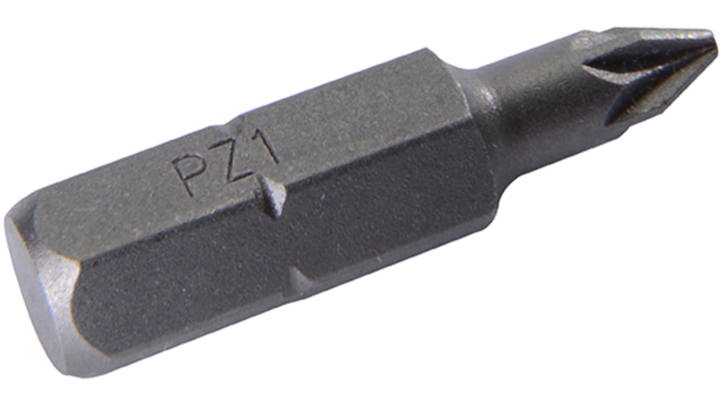 SAM Pozidriv Screwdriver Bit, 5/16 in Tip, 5/16 in Drive, Pozidriv Drive, 35 mm Overall