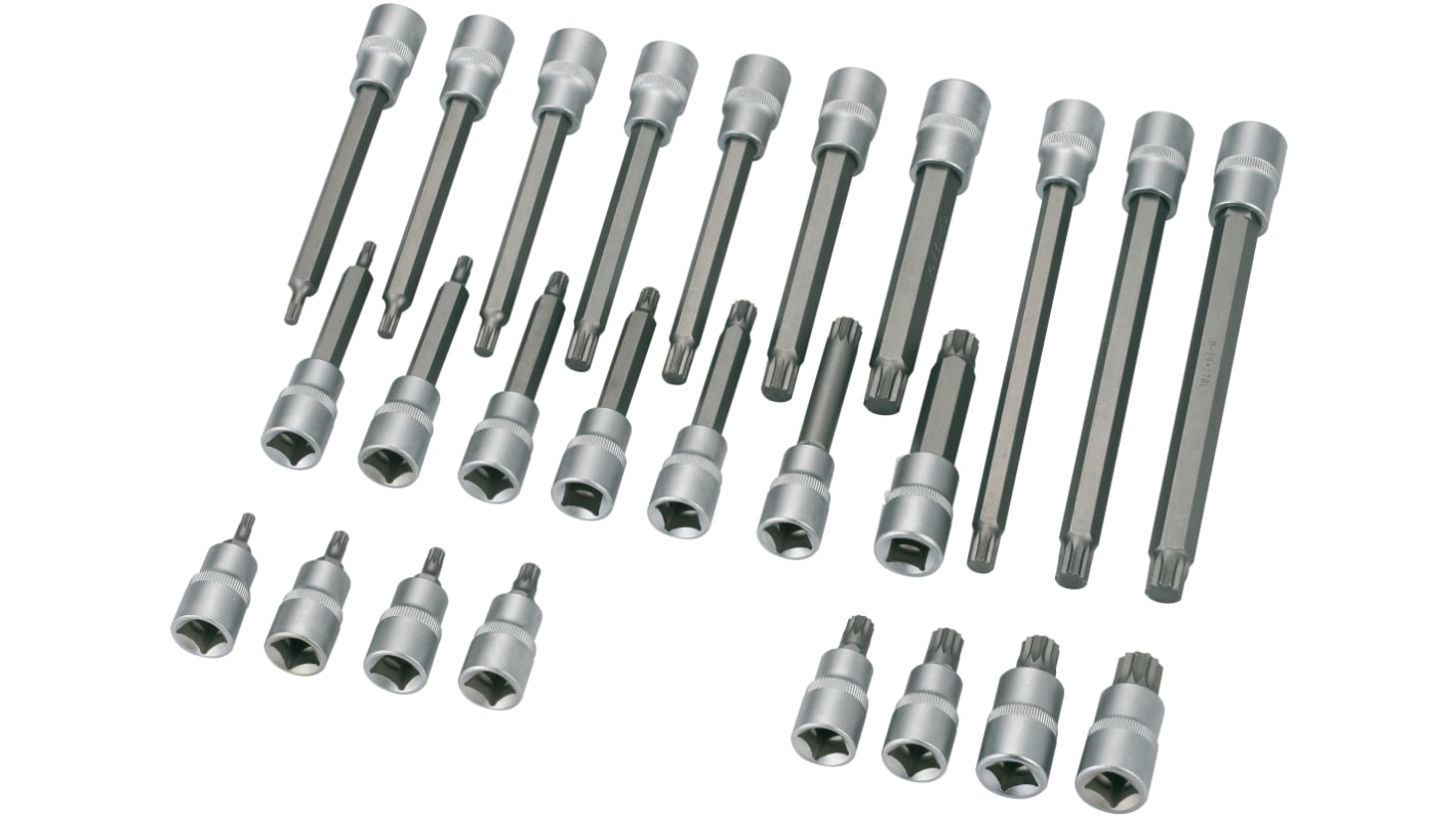 SAM XZN Screwdriver Bit, 1/2 in Tip, 1/2 in Drive, XZN Drive, 55 mm Overall