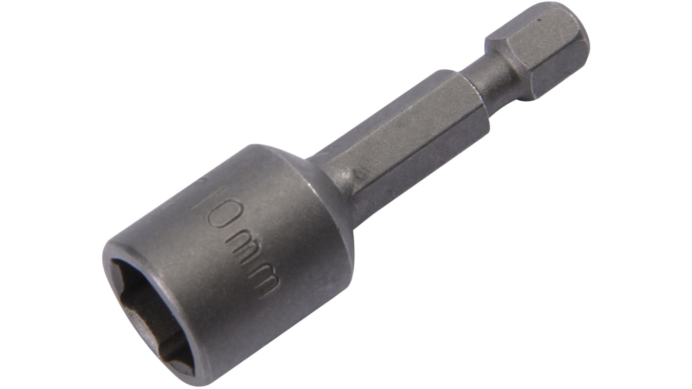 SAM 19127-12M 1/4 Zoll Sechskant Steckschlüssel Zubehör Bithalter, Länge 50 mm
