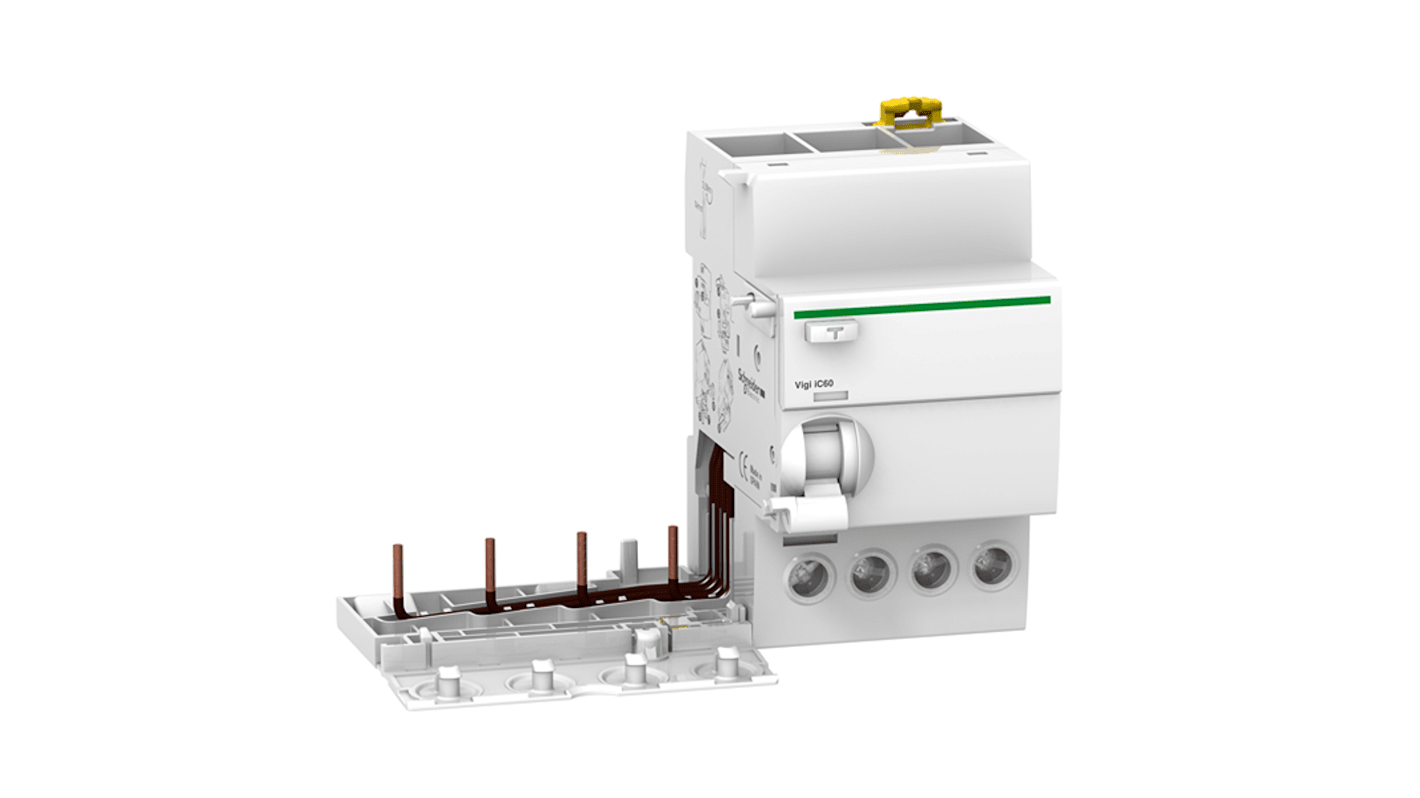 Schneider Electric A9V RCD, 25A, 4 Pole, 100mA, Type A, 230-415V ac