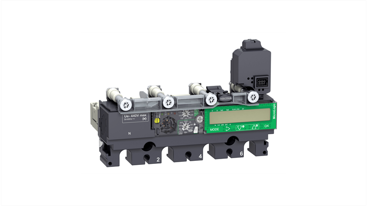 Schneider Electric ComPacT New Generation Trip Unit for use with ComPacT NSX 100/160/250 Circuit Breakers
