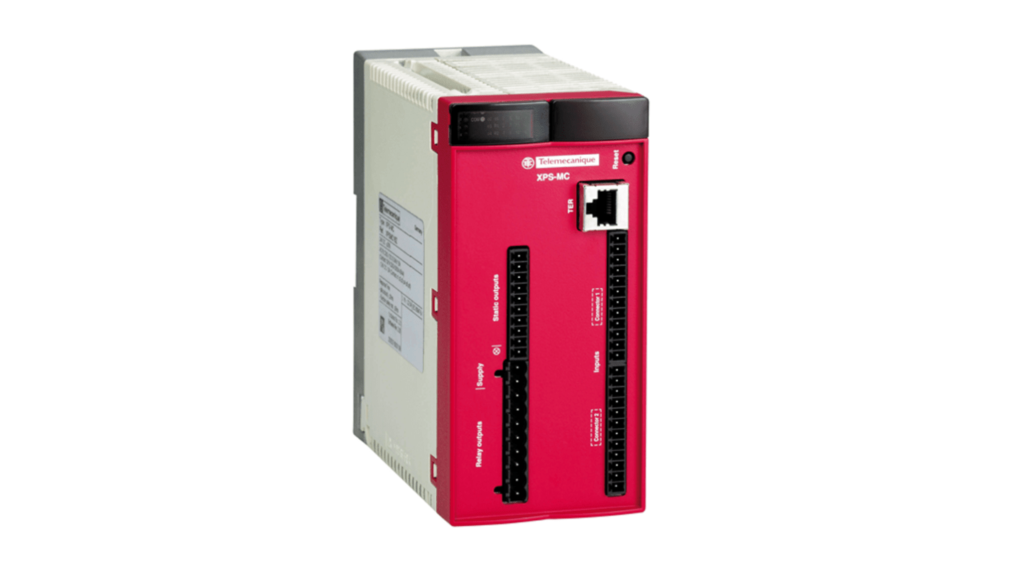 Schneider Electric Preventa XPSMC Series Safety Controller, 16 Safety Inputs, 8 Safety Outputs, 24 V dc