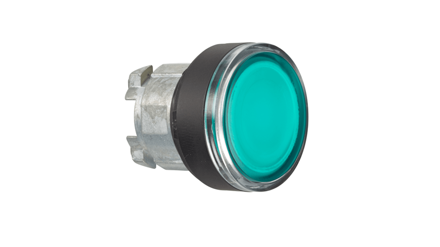 Przycisk, IP66, IP67, IP69, IP69K, kolor: Zielony, Schneider Electric, Harmony XB4