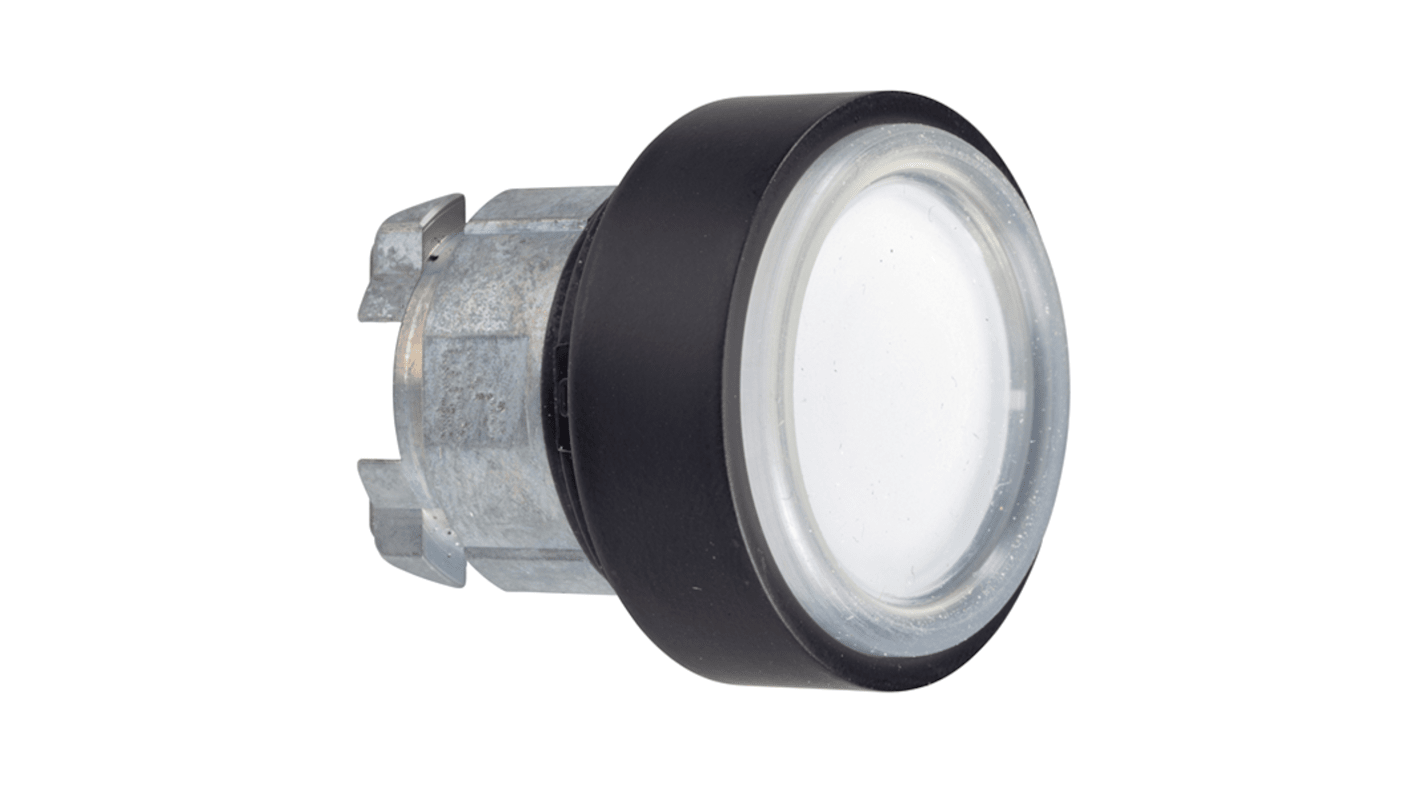 Schneider Electric Harmony Series White Spring Return Push Button Head, 22.5mm Cutout, IP66, IP67, IP69, IP69K
