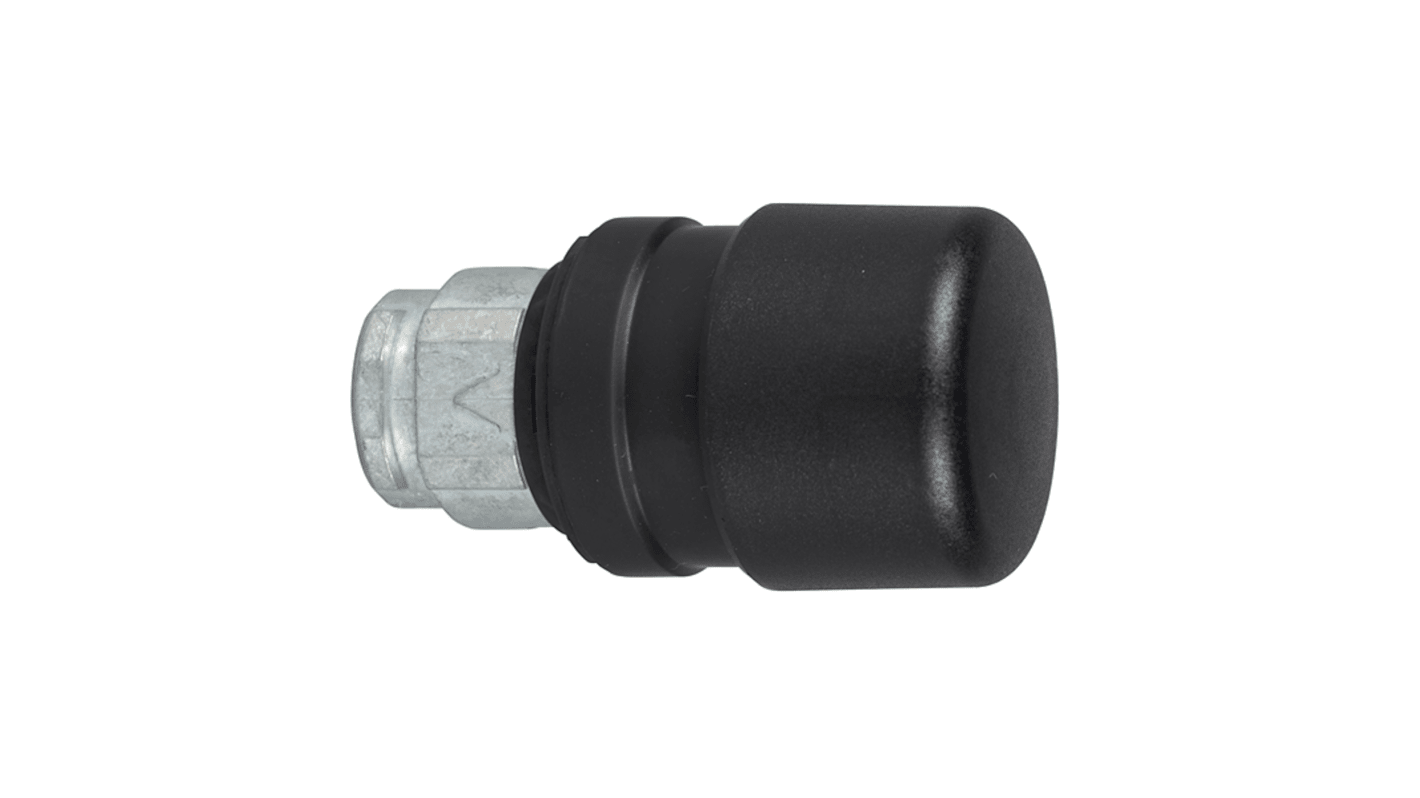 Schneider Electric Harmony XB4 Series Black Spring Return Push Button Head, 22mm Cutout, IP66, IP69, IP69K