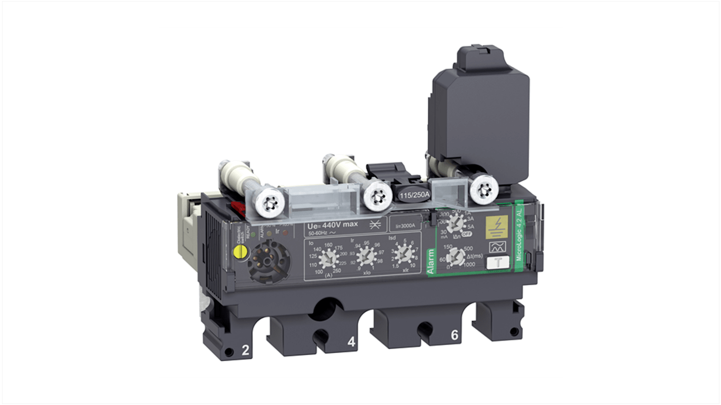 Schneider Electric ComPacT New Generation Trip Unit for use with ComPacT NSX 250 Circuit Breakers