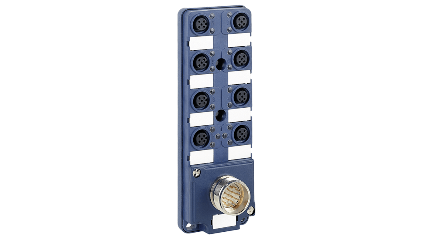 Rozproszony system we/wy Schneider Electric Skrzynka rozdzielacza zasilania ABE9 PLC ABE9C1281C23