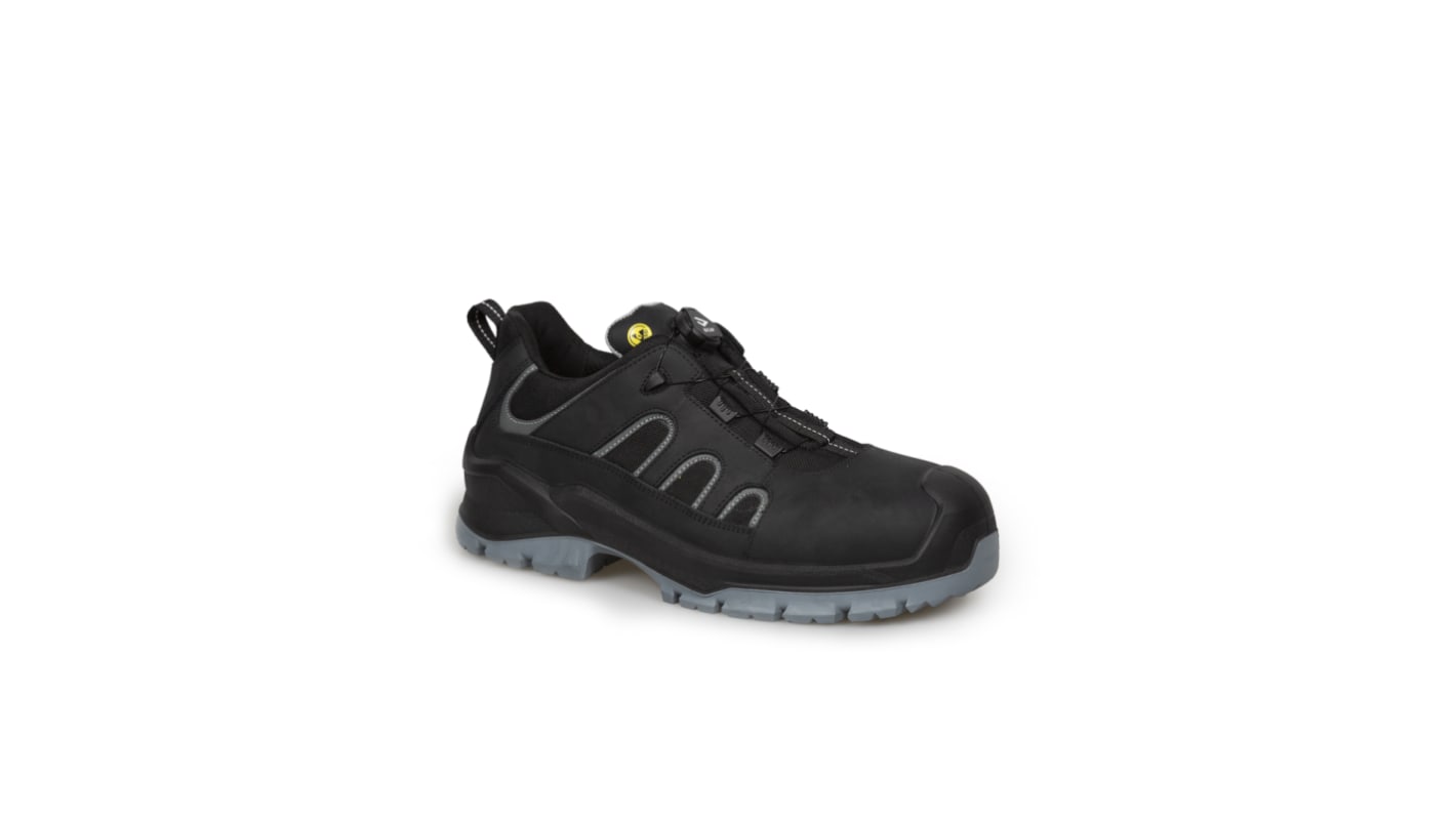 Bicap PS90635 Black, Grey ESD Safe Fibreglass Toe Capped Unisex Safety Boot, UK 6, EU 41