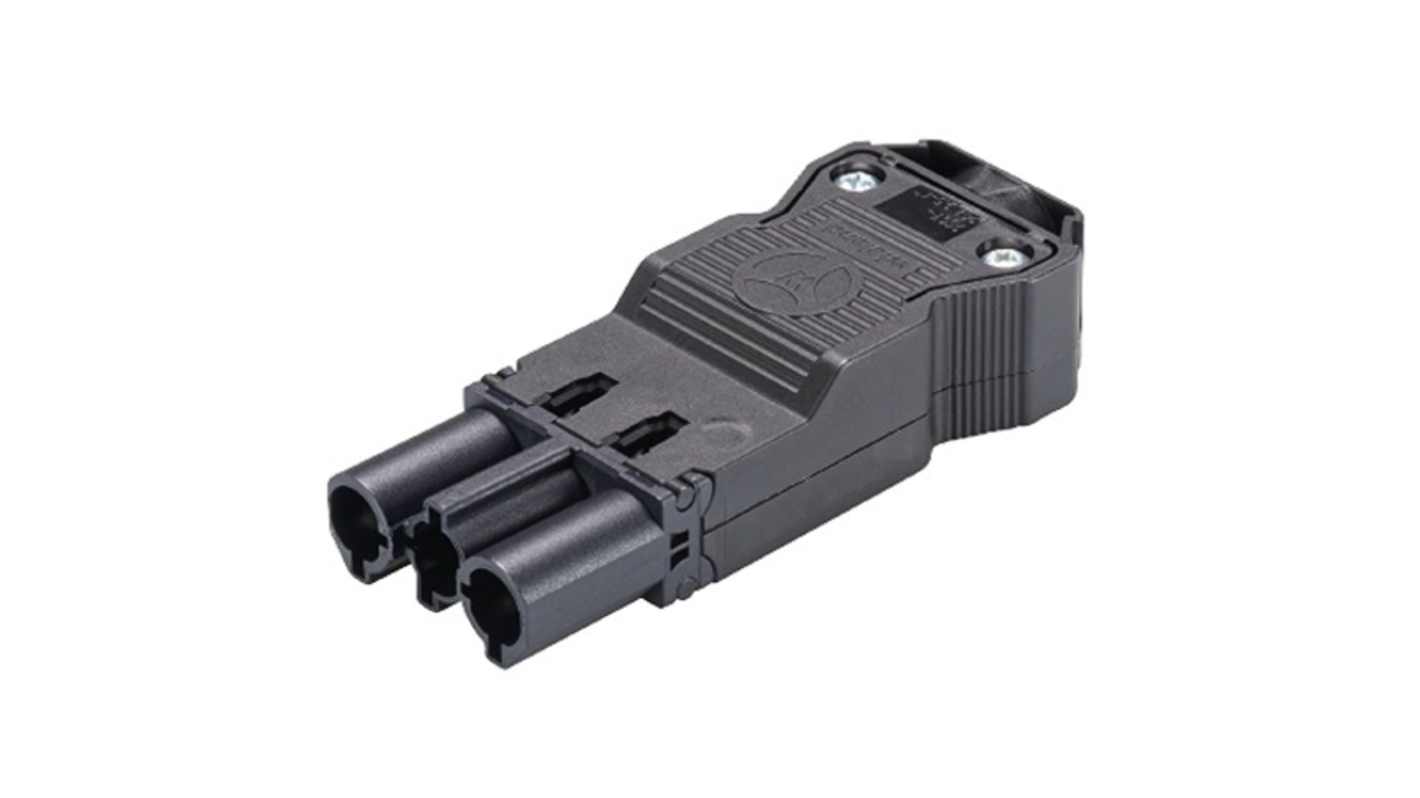 Wieland Gesis CLASSIC Series Connector, 3-Pole, Male, 3-Way, Push-In, 20A, IP40