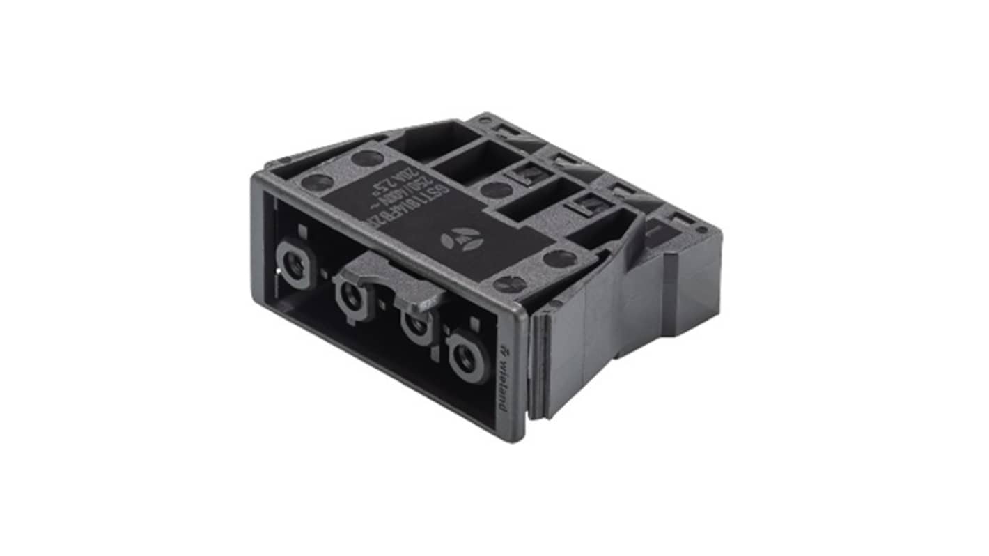 Wieland Gesis CLASSIC Series Connector, 4-Pole, Female, 4-Way, Push-In, 20A, IP20