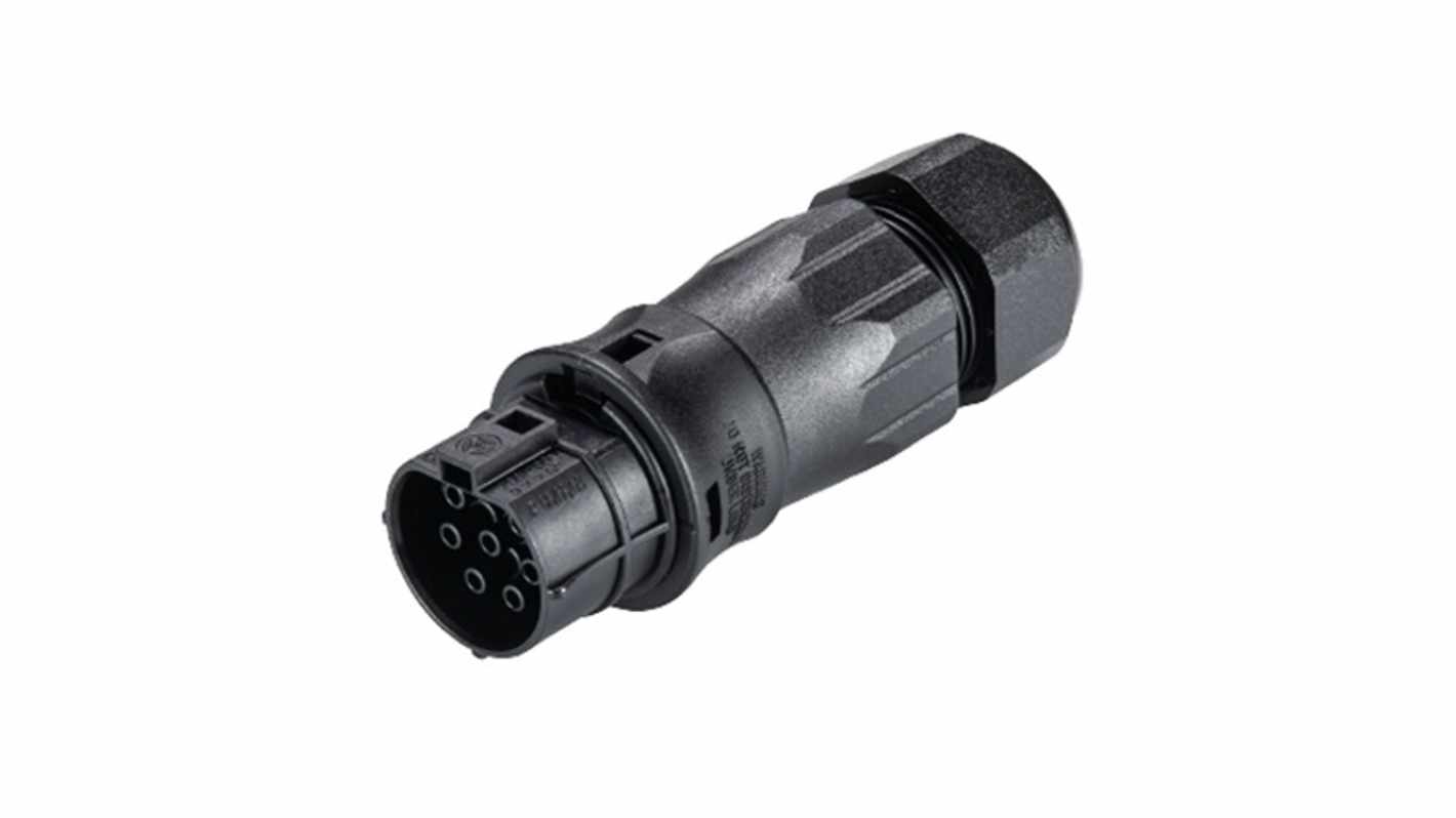 Wieland RST CLASSIC Series Connector, 7-Pole, Female, 7-Way, Push-In, 20A, IP66, IP68, IP69