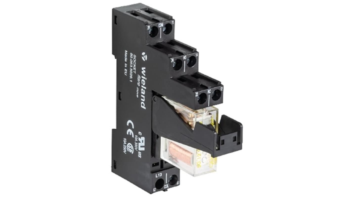 Wieland R1.188 Safety Relay Safety Relay, 24V dc, Single Channel, 2 Safety Contacts