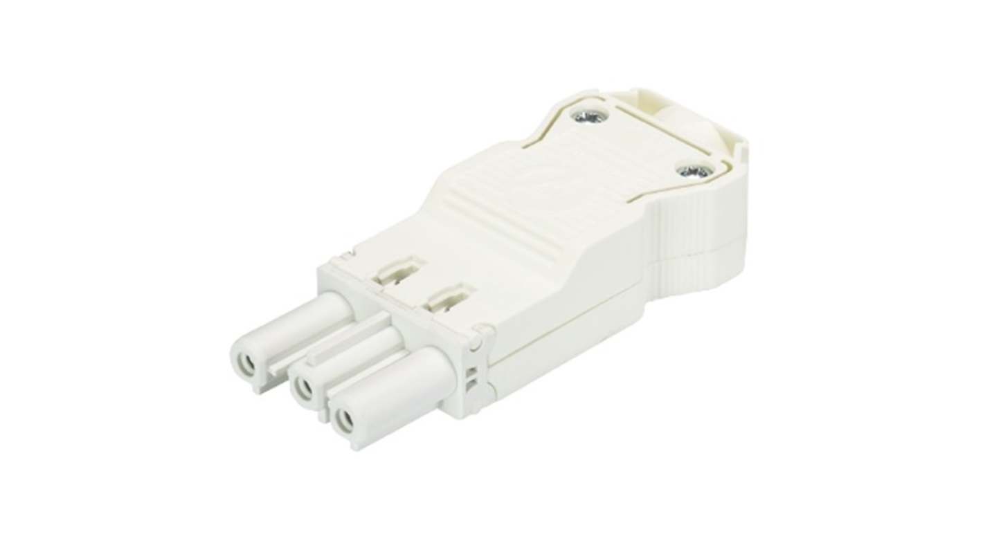 Wieland Gesis CLASSIC Series Connector, 3-Pole, Female, 3-Way, Push-In, 20A, IP40