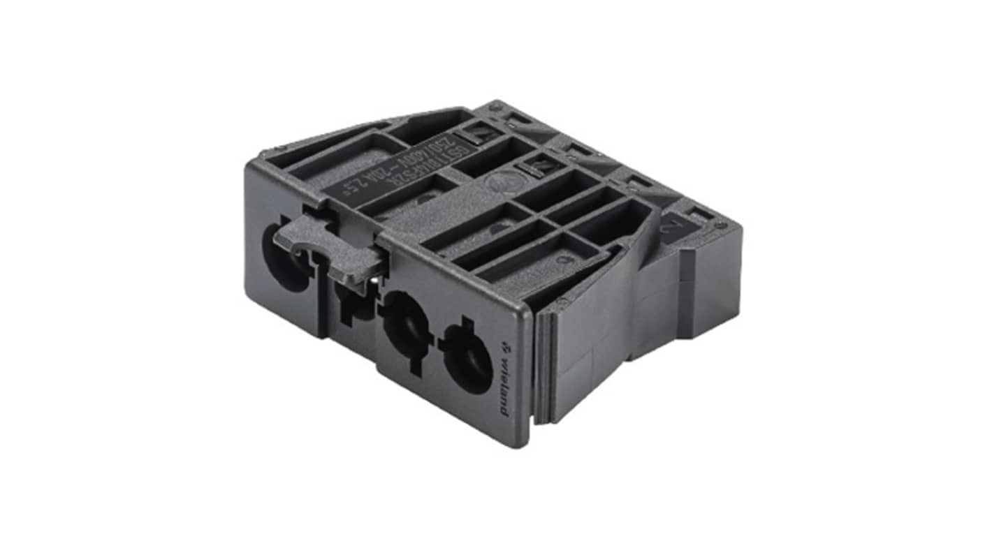 Wieland Gesis CLASSIC Series Connector, 4-Pole, Male, 4-Way, Push-In, 20A, IP20