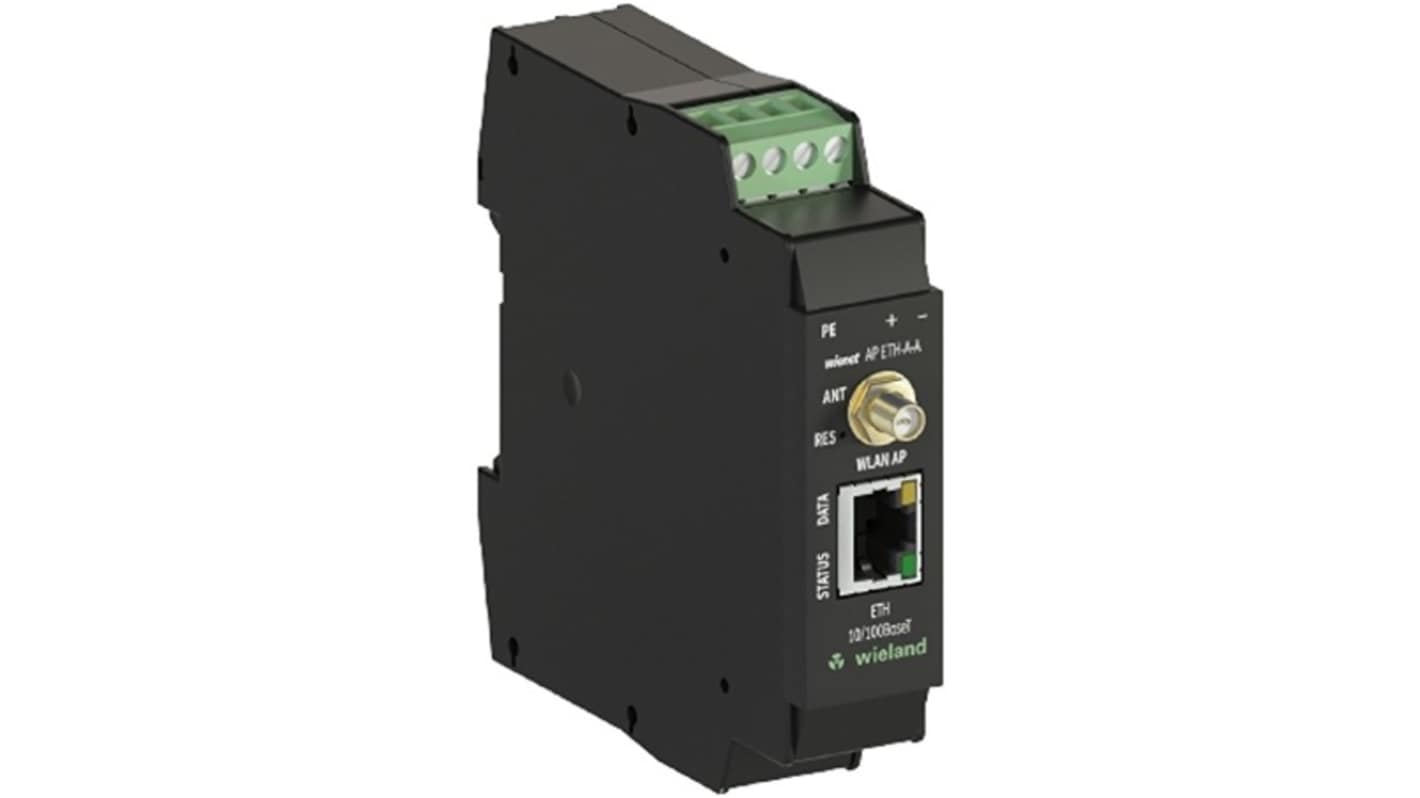 Wieland WIENET AP ETH-A-A 1 Port Wireless Access Point, 802.11b, 802.11g, 802.11n, 10/100Mbit/s