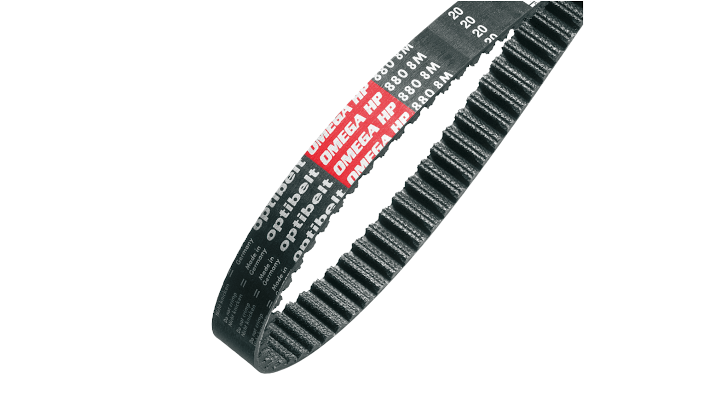 OPTIBELT 201 3MHP 6 Timing Belt, 67 Teeth, 201mm Length, 6mm Width