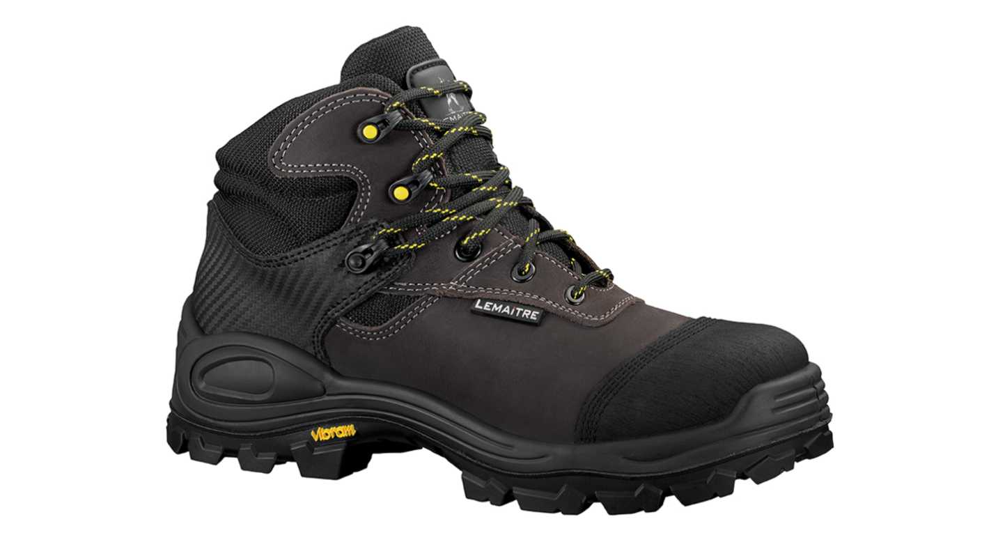 LEMAITRE SECURITE Freewind S3 Unisex Black, Yellow Composite Toe Capped Safety Shoes, UK 9 , EU 44