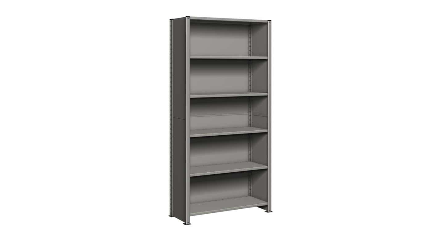 System półek, kolor Jasnoszary, 2100mm x 1000mm, 400mm, RS PRO