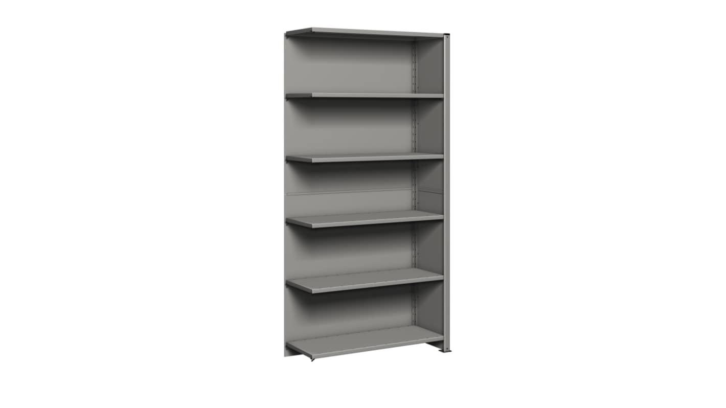System półek, kolor Jasnoszary, 2100mm x 1000mm, 400mm, RS PRO