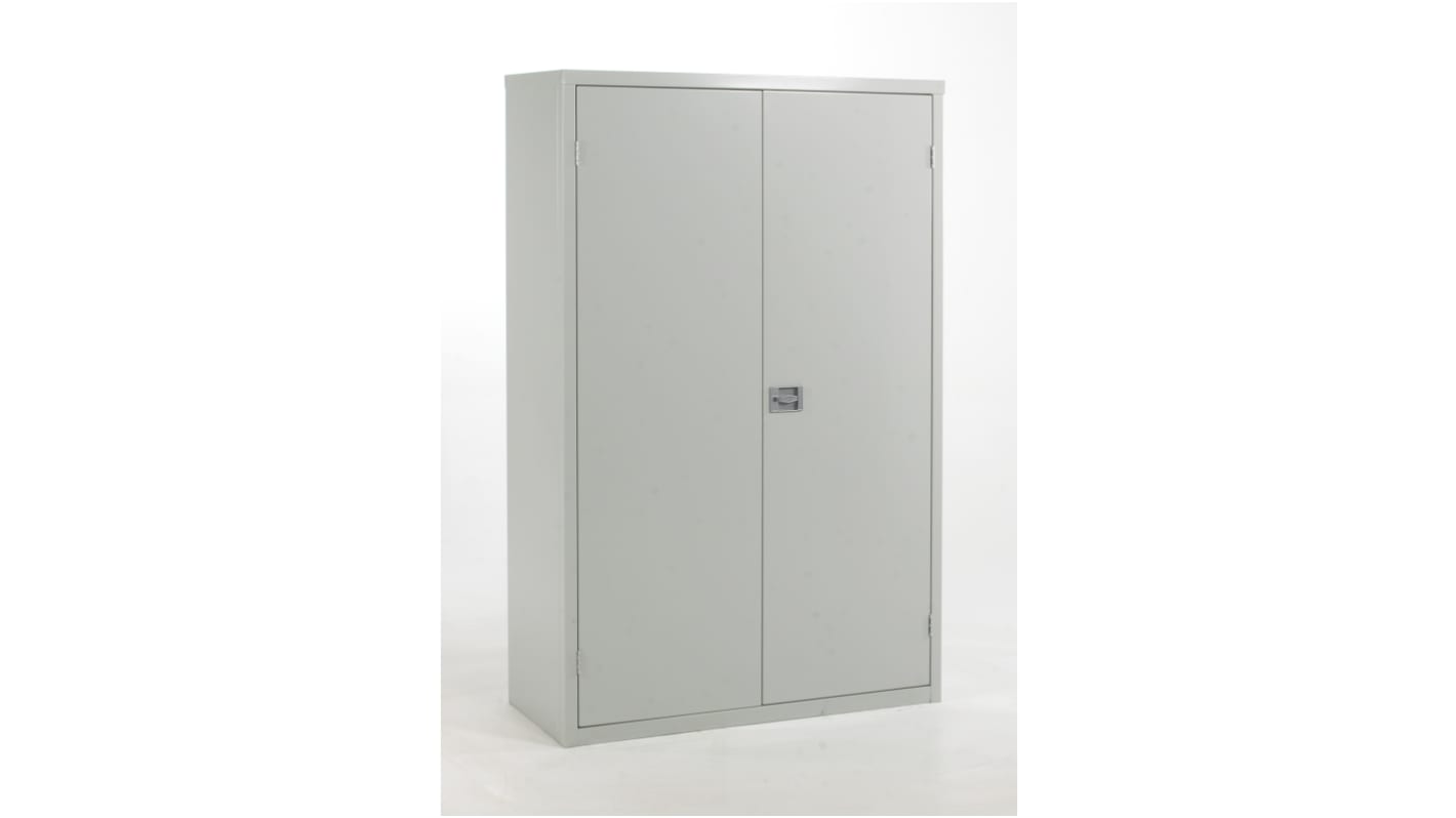 RS PRO Schließfach, Türanzahl: 3 Stahl, Hellgrau, 1800 mm x 300 mm x 300mm