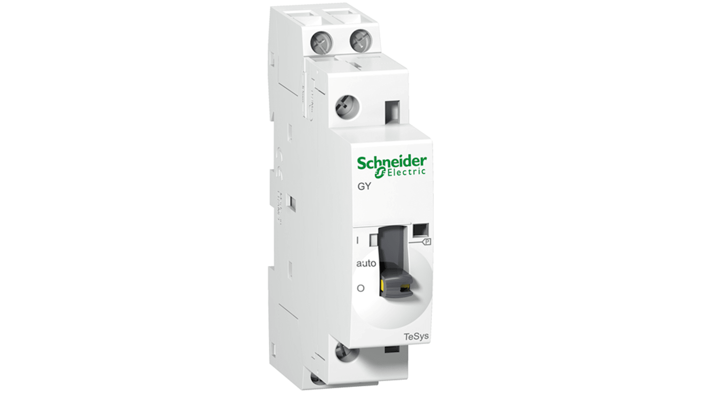 Schneider Electric TeSys GY TeSyS GY Contactor, 24 V ac Coil, 2-Pole, 16 A, 2 NO, 250 V ac