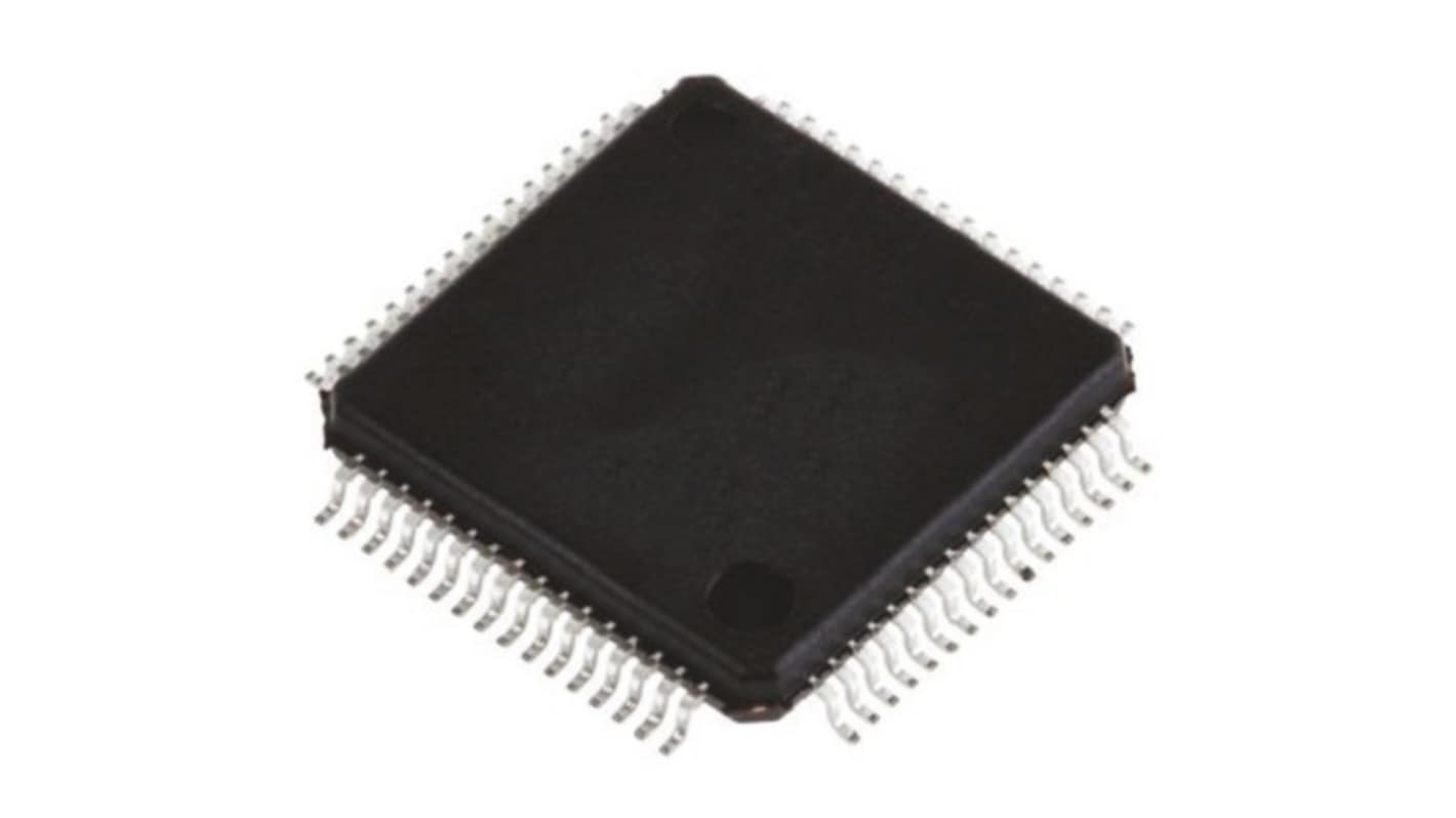 STMicroelectronics STM32G0B1单片机, ARM Cortex M0+内核, 64针, LQFP, 最大64MHz, 128 kB 闪存