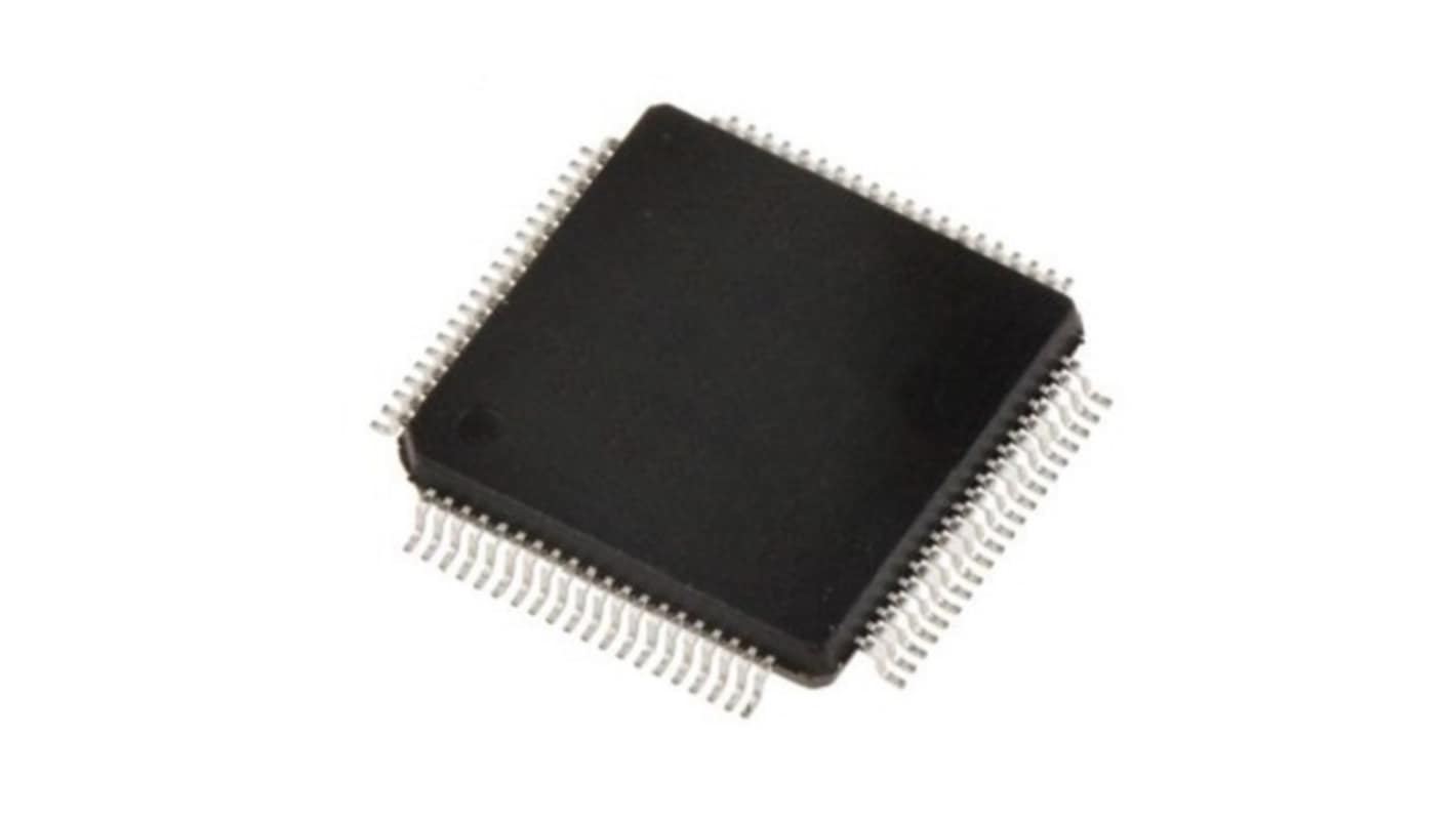 STMicroelectronics, 32bit ARM Cortex M4, STM32G Microcontroller MCU, 170MHz, 256 kB Flash, 80-Pin LQFP