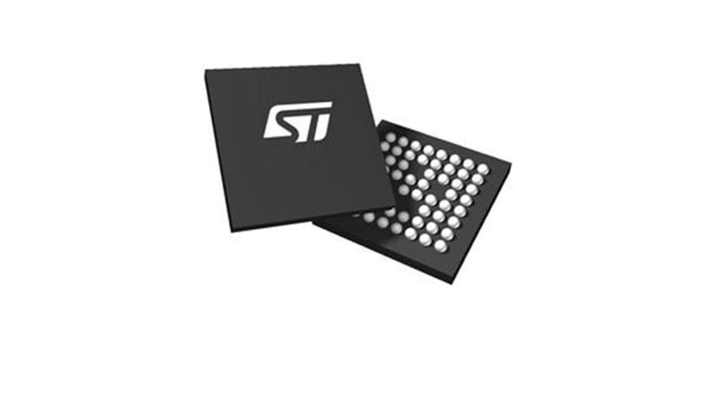 STMicroelectronics STM32WBA无线MCU, ARM Cortex M33内核, 59针, UFBGA, 最大100MHz, 1 MB 闪存