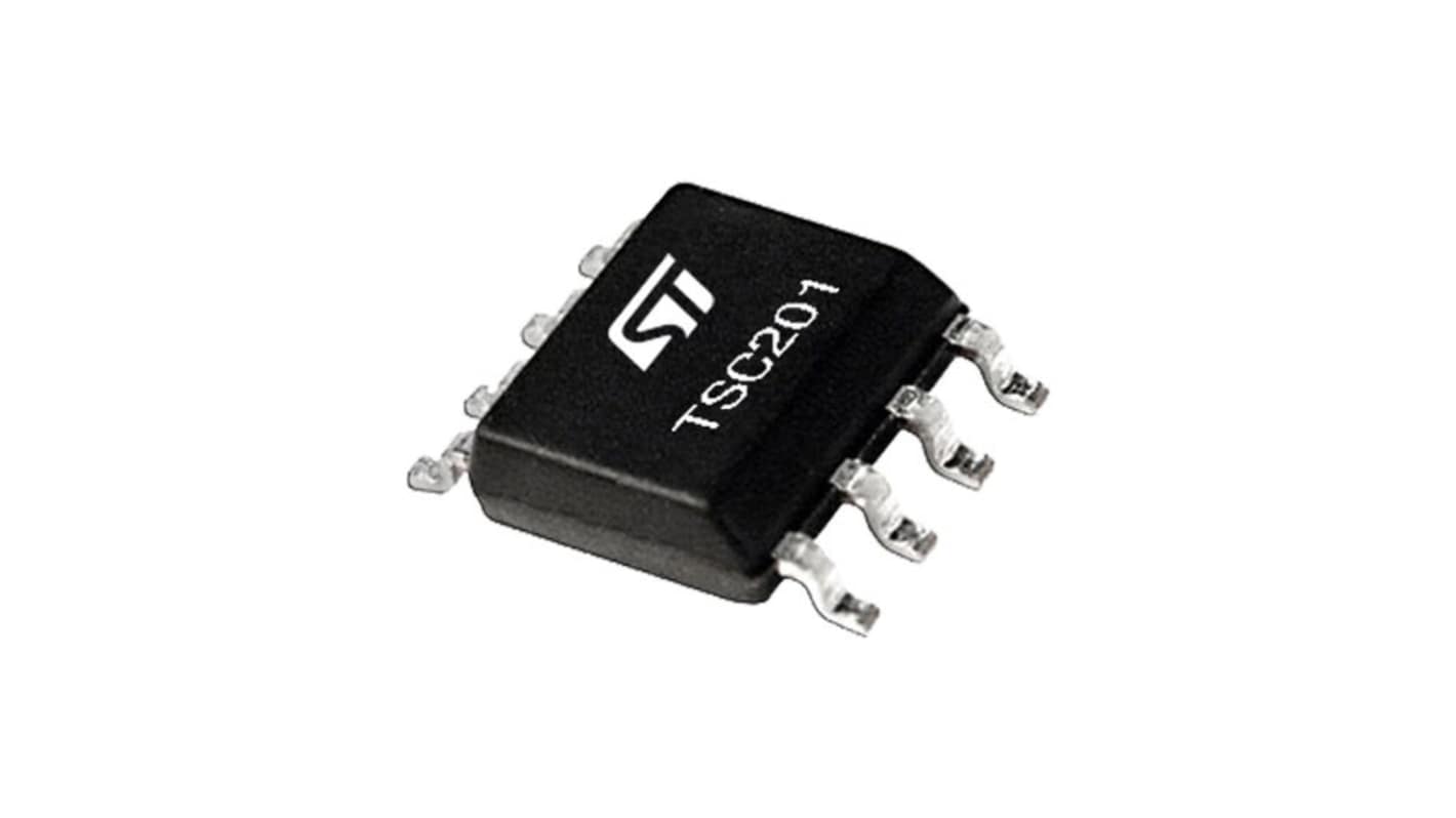 TSC201IYDT STMicroelectronics, Current Sense Amplifier Single Analogue Voltage 8-Pin SO8