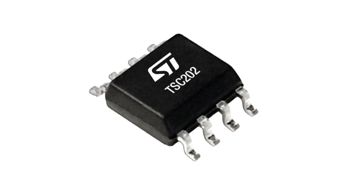 TSC202IYDT STMicroelectronics, Current Sense Amplifier Single Analogue Voltage 8-Pin SO8