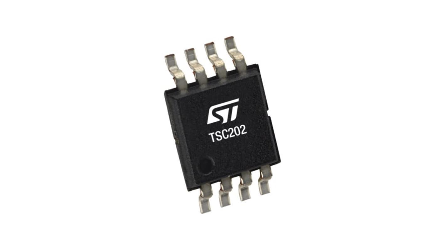 TSC202IYST STMicroelectronics, Current Sense Amplifier Single Analogue Voltage 8-Pin MiniSO8