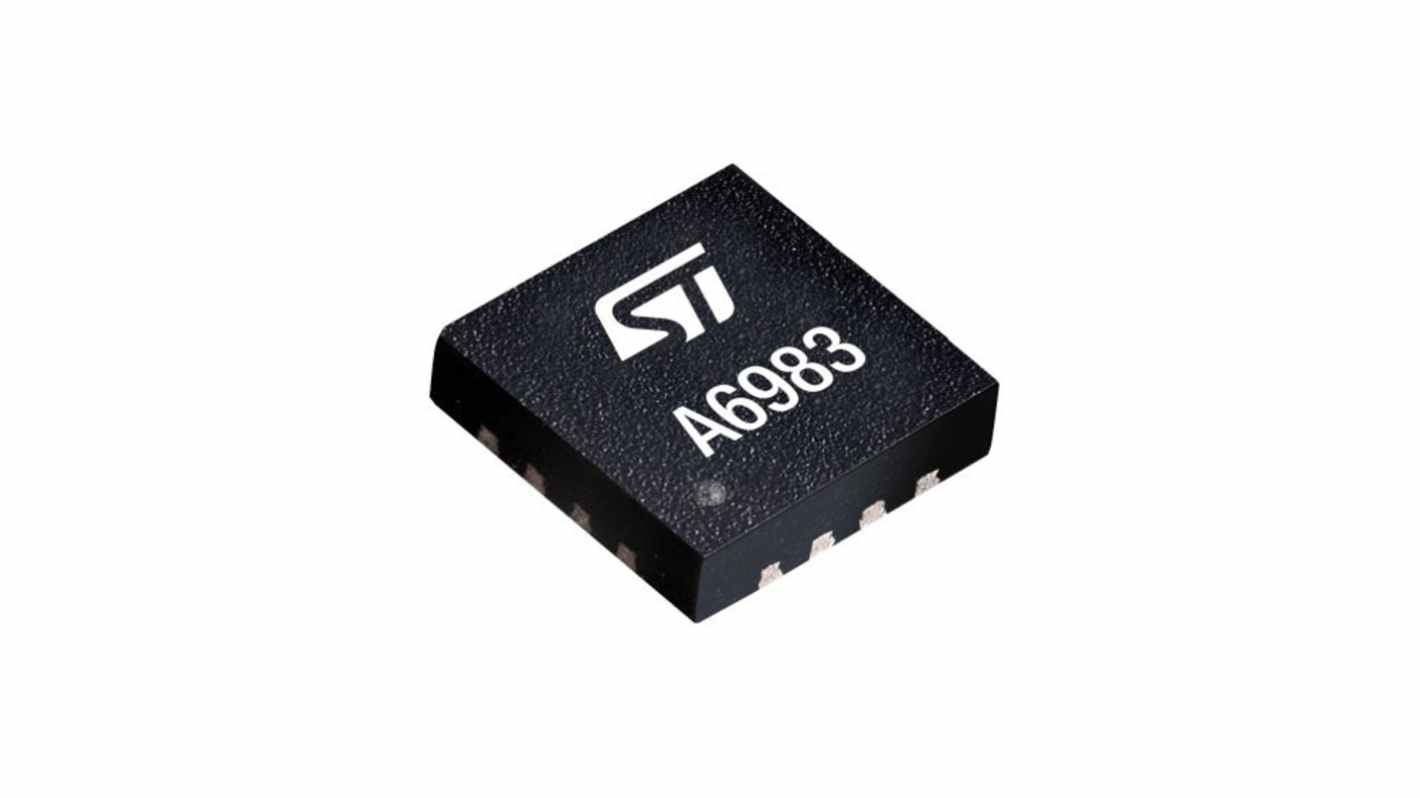 Przetwornica DC-DC, Uwe 3,5 → 38 V DC, Uwy 38V dc, Iwy 3A, STMicroelectronics