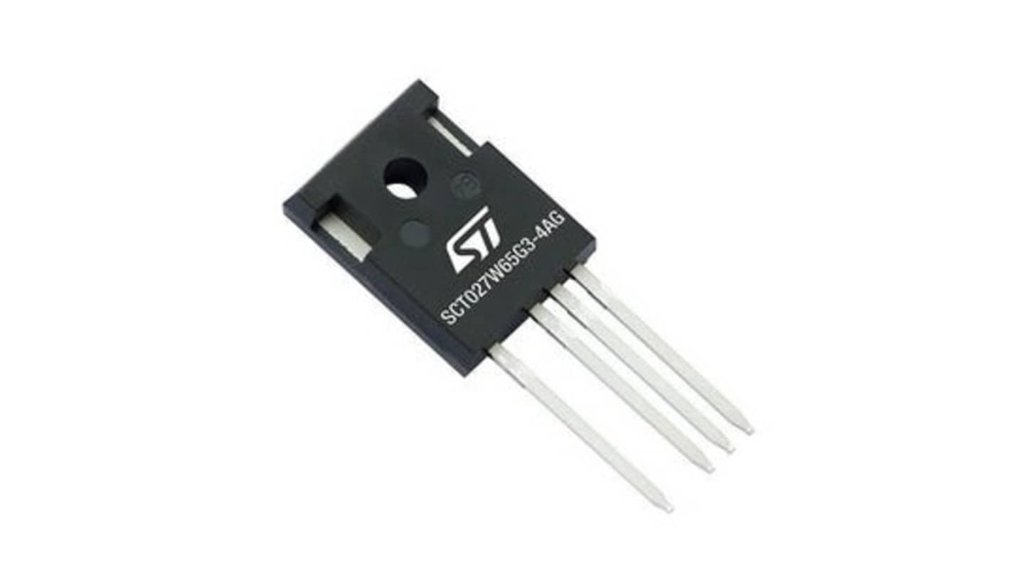 STMicroelectronics SCT SiC N-Channel MOSFET, 60 A, 650 V, 4-Pin HiP247-4 SCT027W65G3-4AG