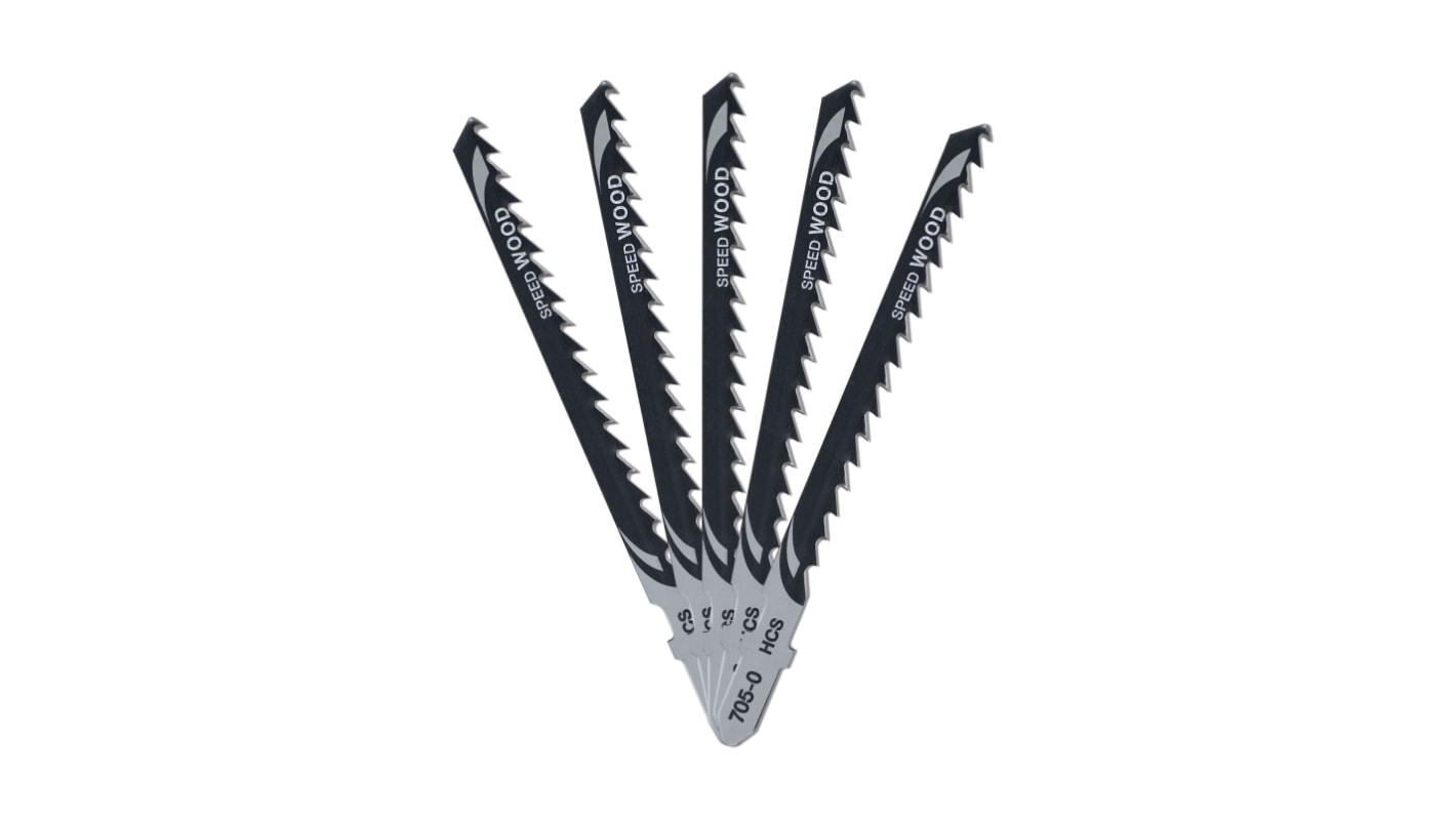 DeWALT Wood 70mm Cutting Length Jigsaw Blade, Pack of 5
