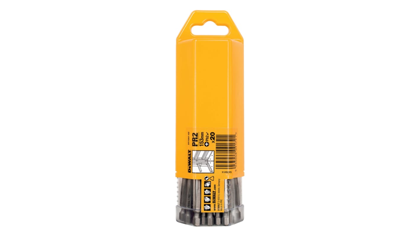 DeWALT Screwdriver Bit 20 Pieces, Phillips