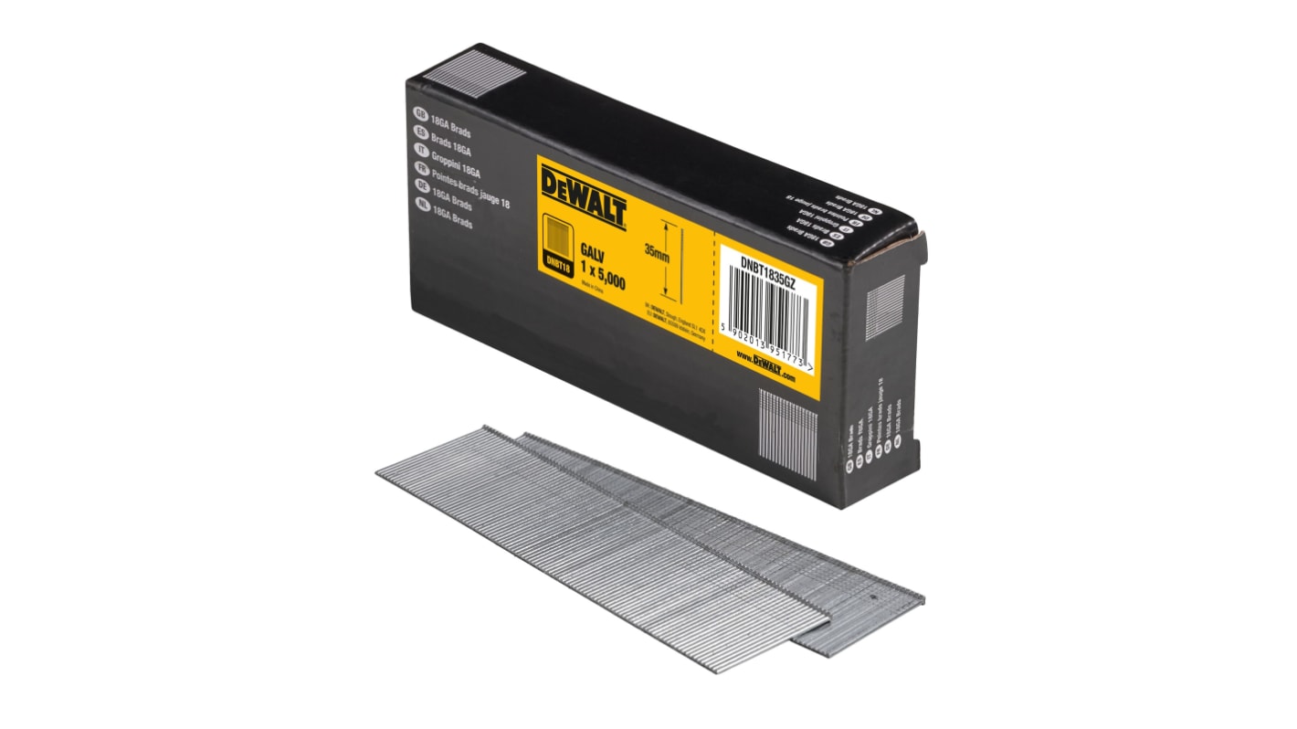 DeWALT Galvanised Nails; 1.25mm;