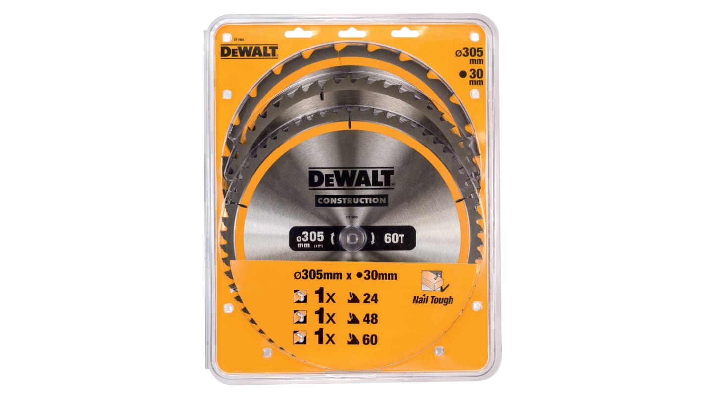 DeWALT Multiple Materials Circular Saw Blade, Pack of 3