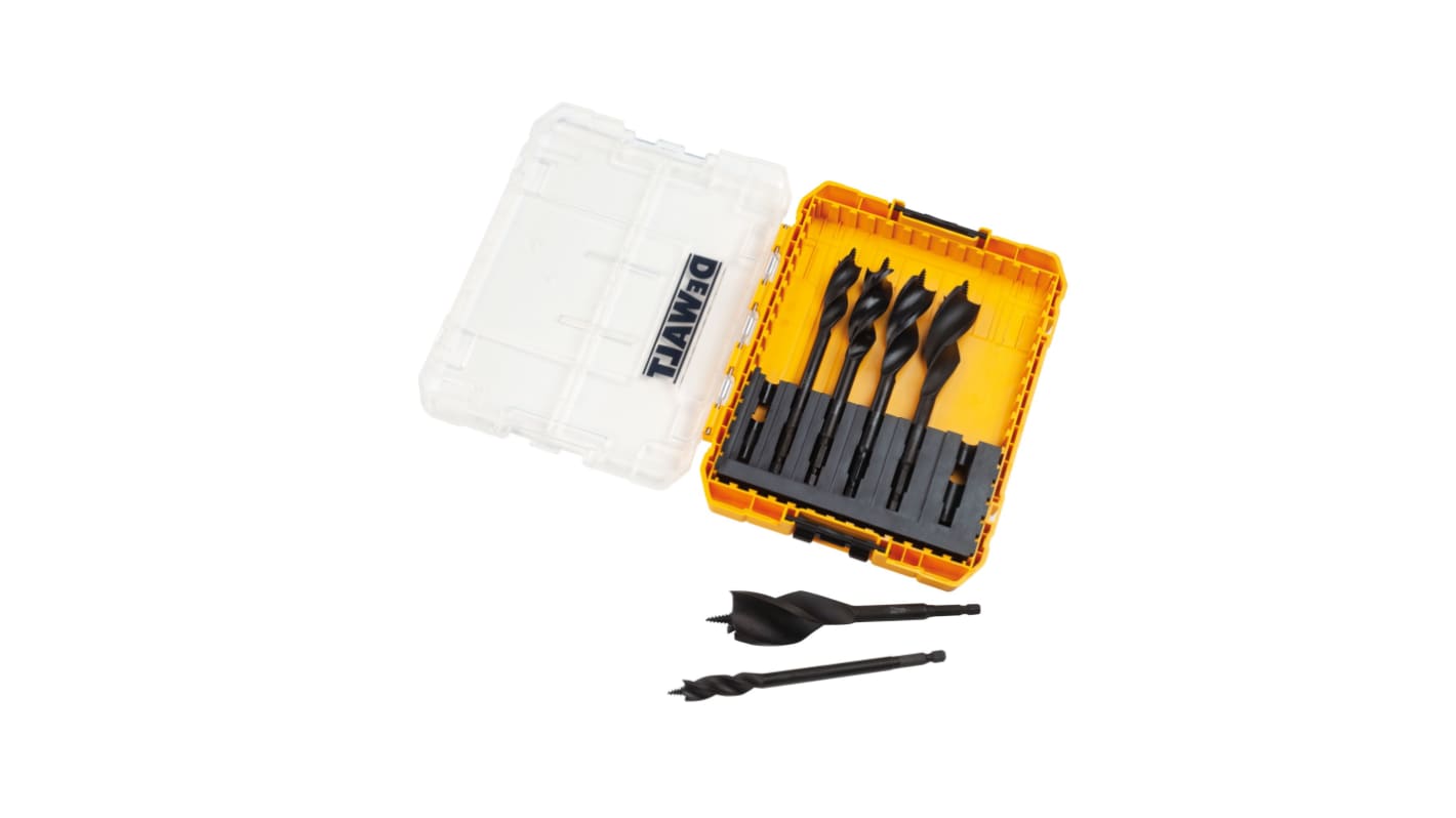Tri Flute Spade Bit Wood Drill Set 6 Pcs
