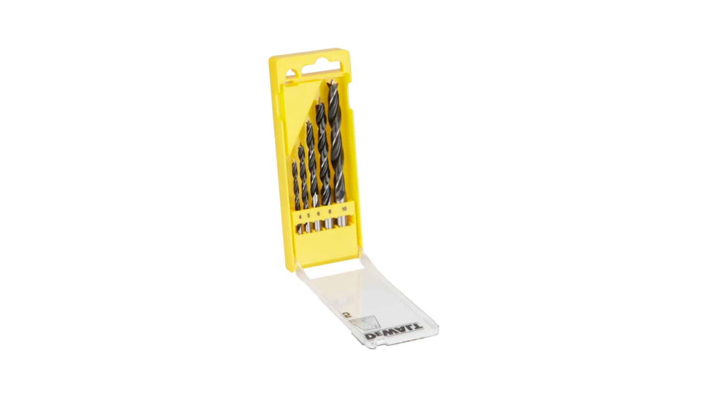 Brad Point Wood Drill Bit Set 5 Pcs